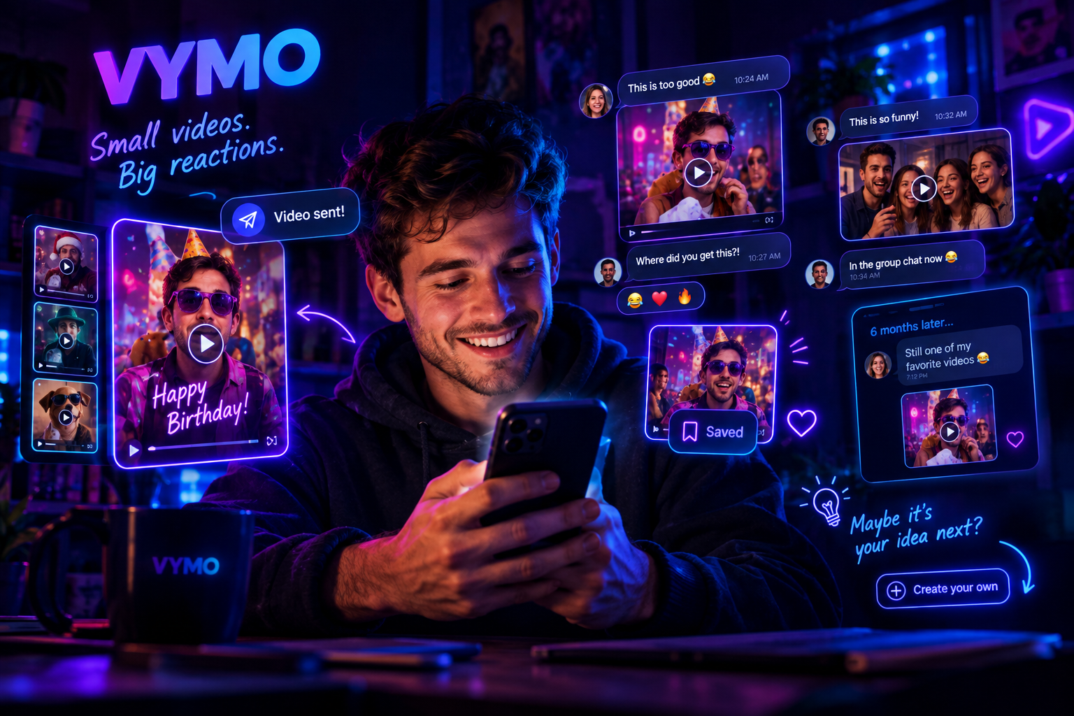 What Happens After You Send a Video Greeting? | VYMO