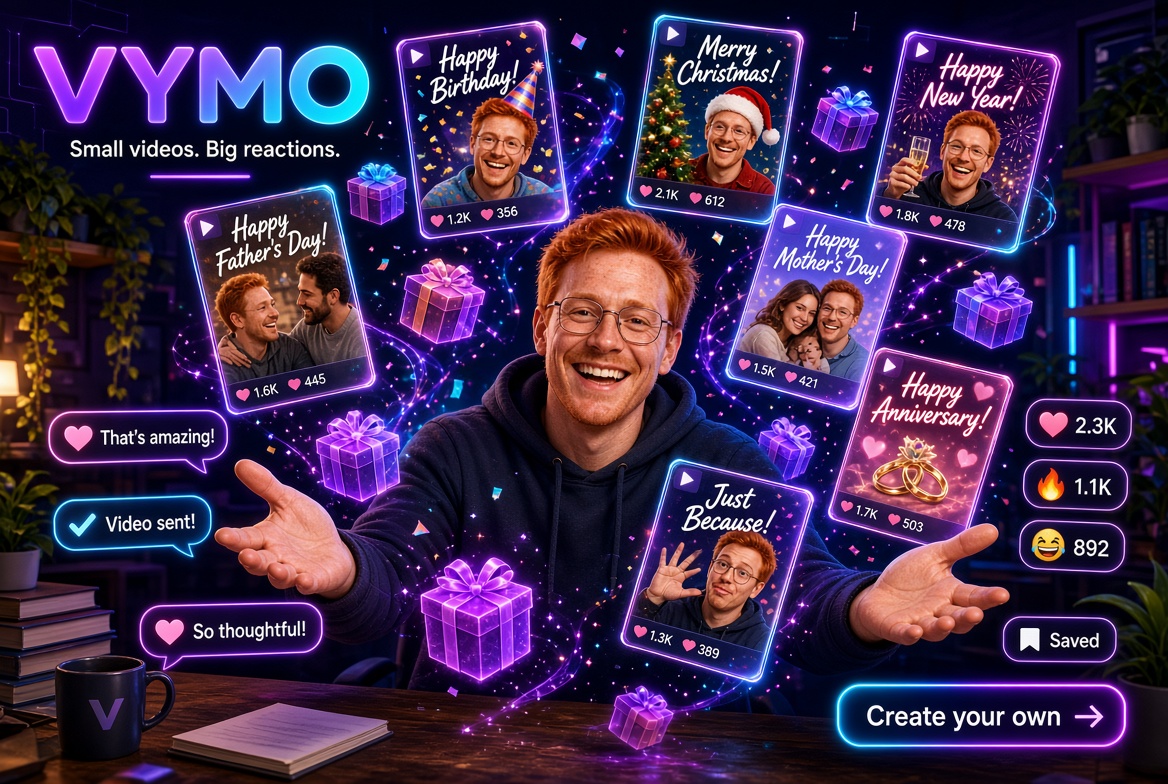 VYMO: The Place You Come for One Greeting and End Up Finding More